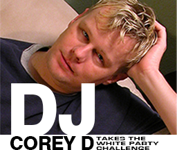 DJ Corey D Takes The White Party Challenge.